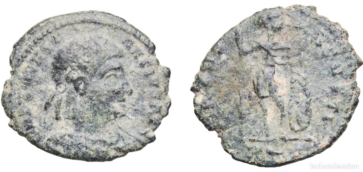 Monedas Imperio romano: Rome Roman Empire 4th - 5th Centuries AE Nummus Bronze 1.58g VF