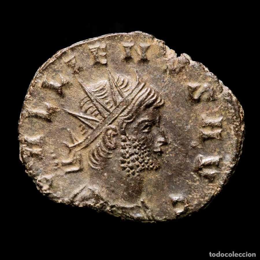 Monedas Imperio romano: Galieno. Antoniniano, Roma. DIANAE CONS AVG XI - ant&iacute;lope (249)