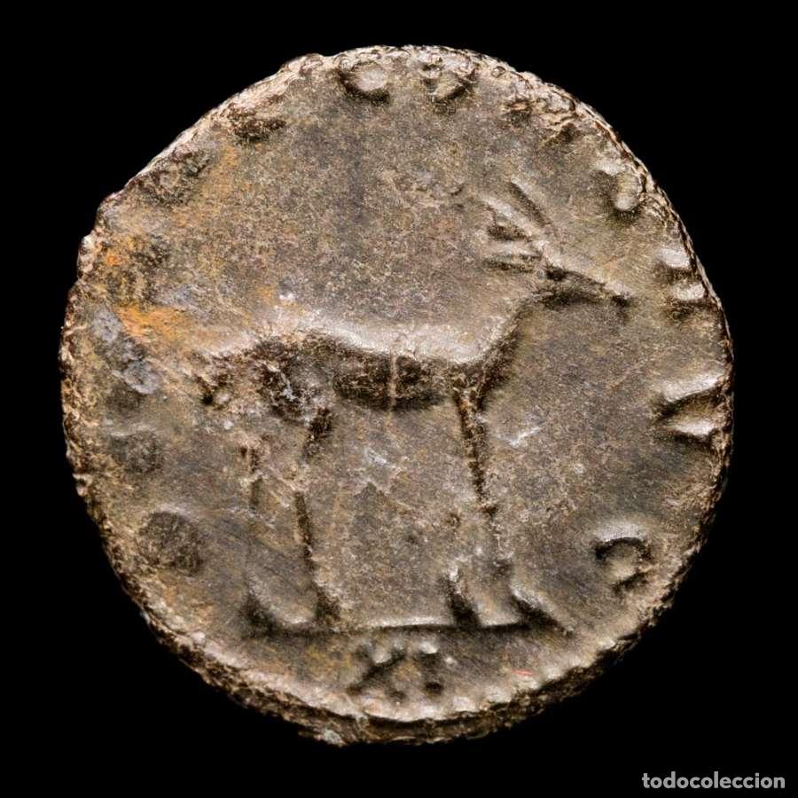 Monedas Imperio romano: Galieno. Antoniniano, Roma. DIANAE CONS AVG XI - ant&iacute;lope (264)
