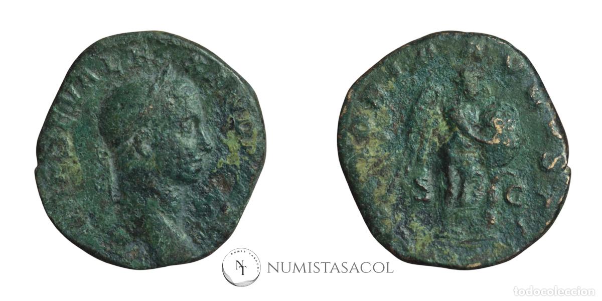 Monedas Imperio romano: NT/ SESTERCIO ALEJANDRO SEVERO REV. VICTORIA (A1291) - Foto 3
