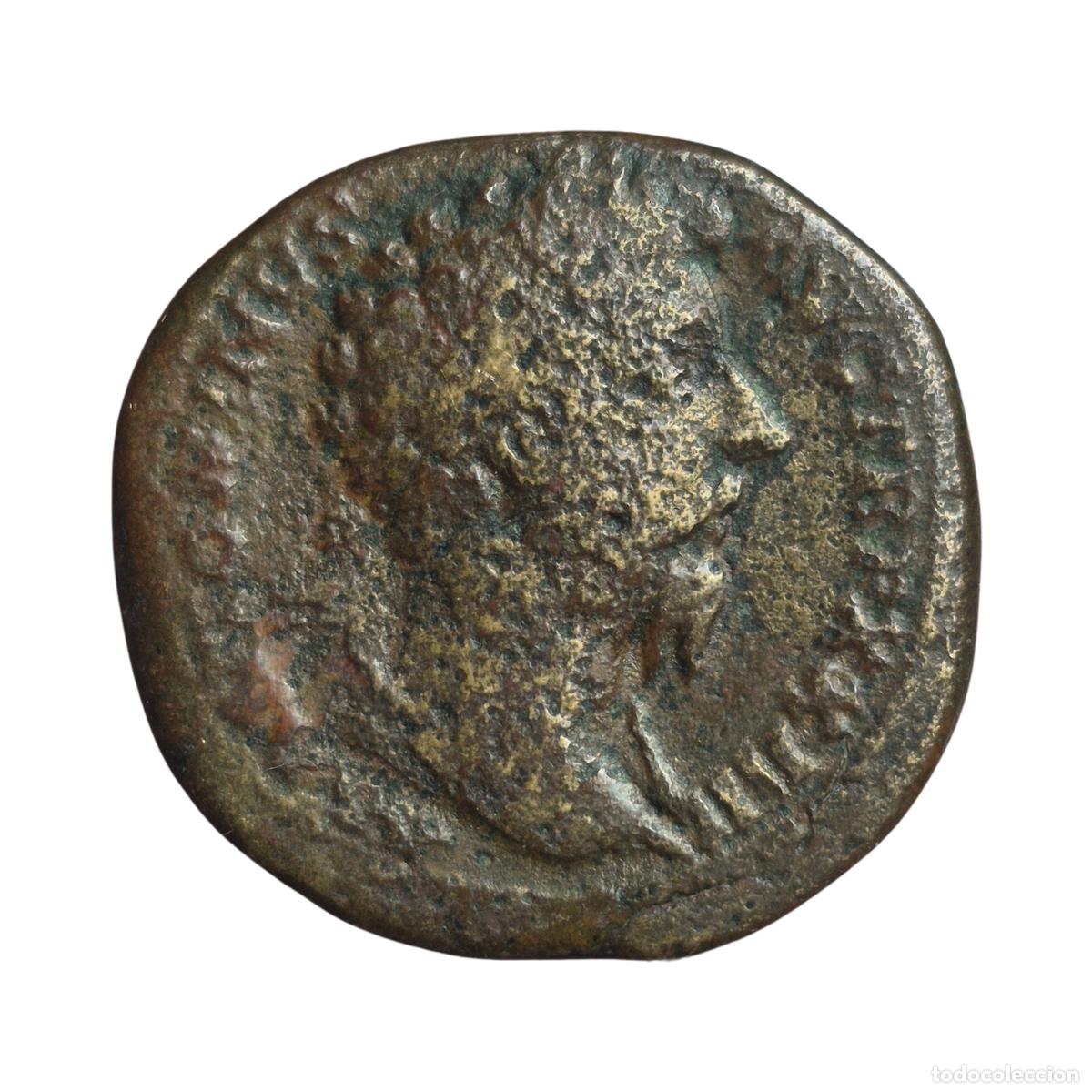 Monedas Imperio romano: NT/ SESTERCIO MARCO AURELIO REV. SALUS MODULO ENORME (A1290)