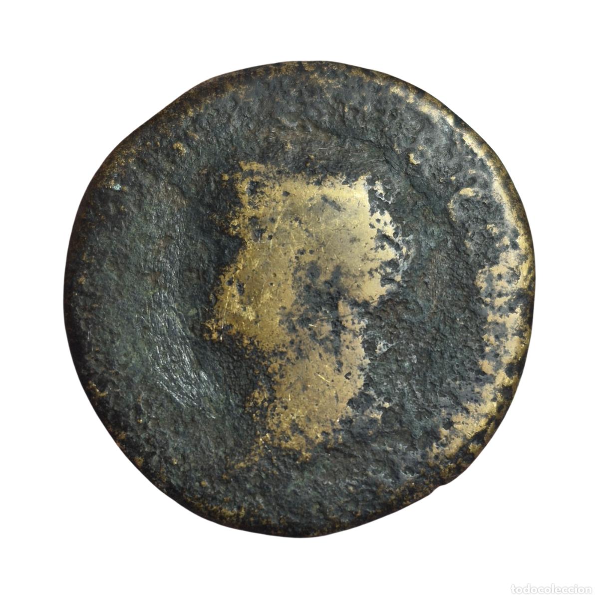 Monedas Imperio romano: NT/ SESTERCIO NERON REV. TEMPLO DE JANO (A1289) - Foto 1