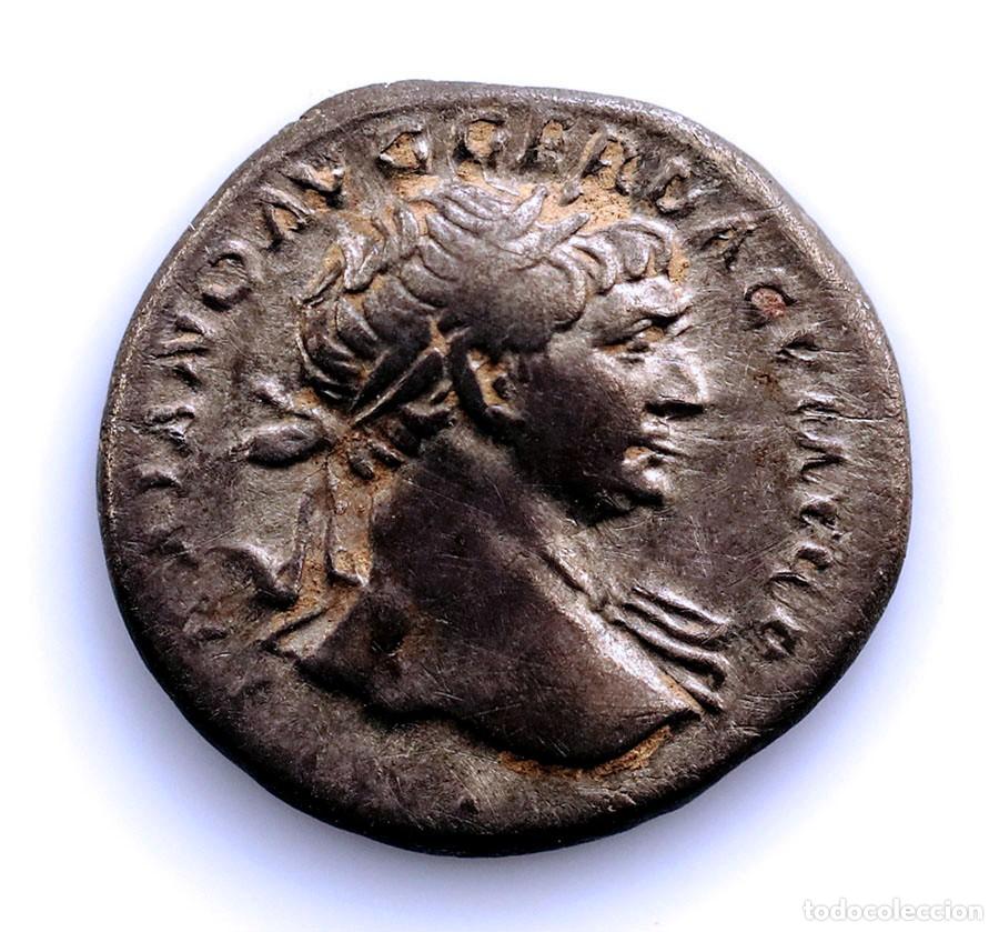 Monedas Imperio romano: SC. Roma-Trajano. Denario 107-108 d.C. Roma. MBC+/VF+. Plata 2,73 g.