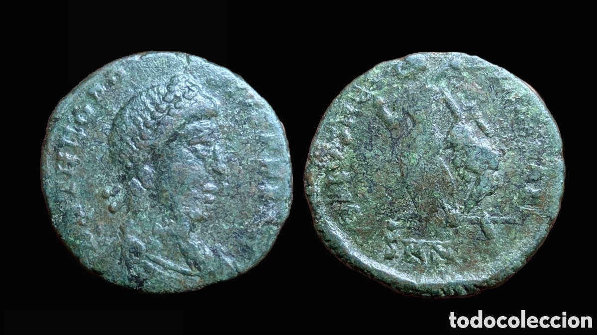 Monedas Imperio romano: AE4 Teodosio I ( Nicomedia )