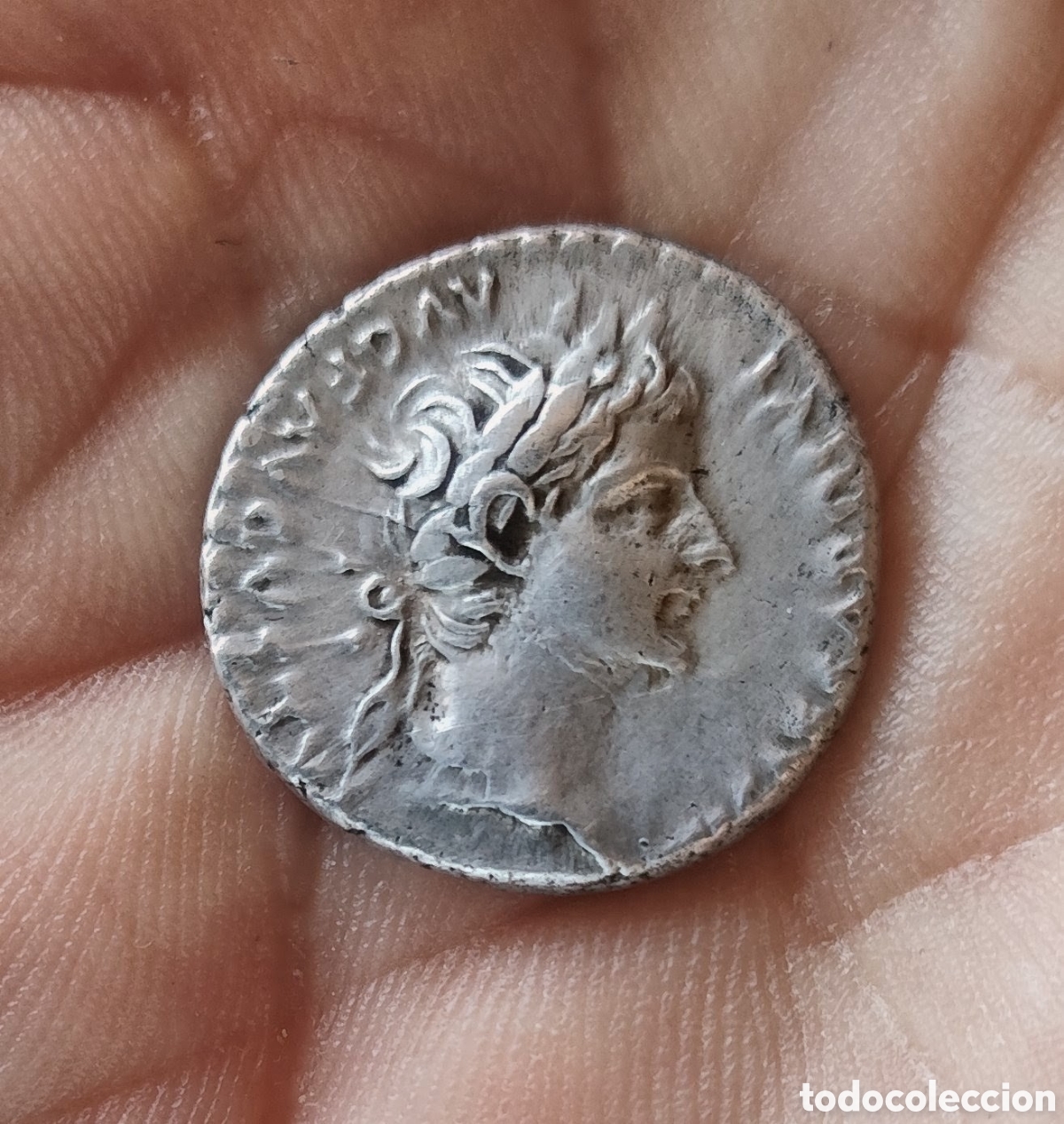 Monedas Imperio romano: Denario de Tiberio , Denarius Tiberius