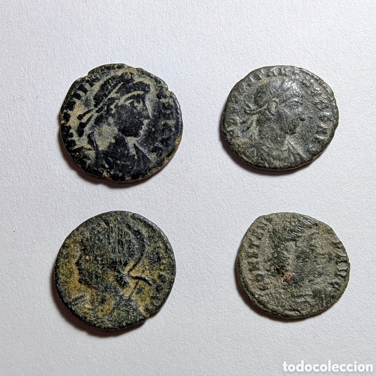 Monedas Imperio romano: Lote 4 monedas romanas