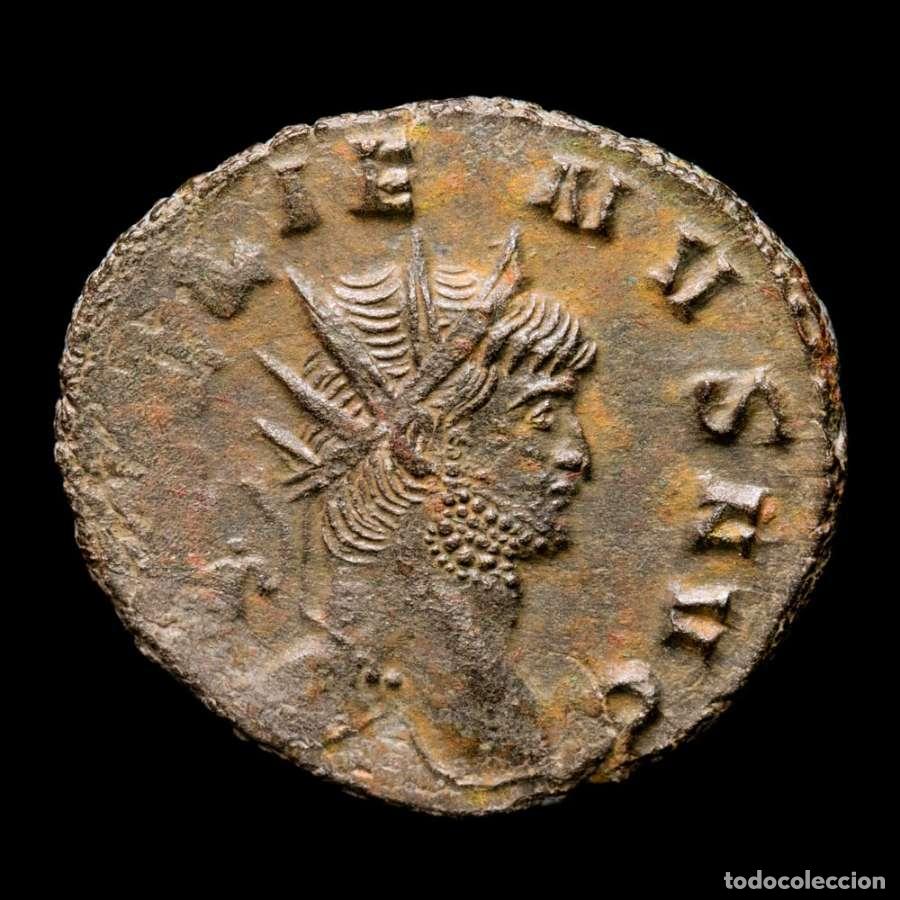 Monedas Imperio romano: Galieno. Antoniniano, Roma. DIANAE CONS AVG XII - ant&iacute;lope (231)