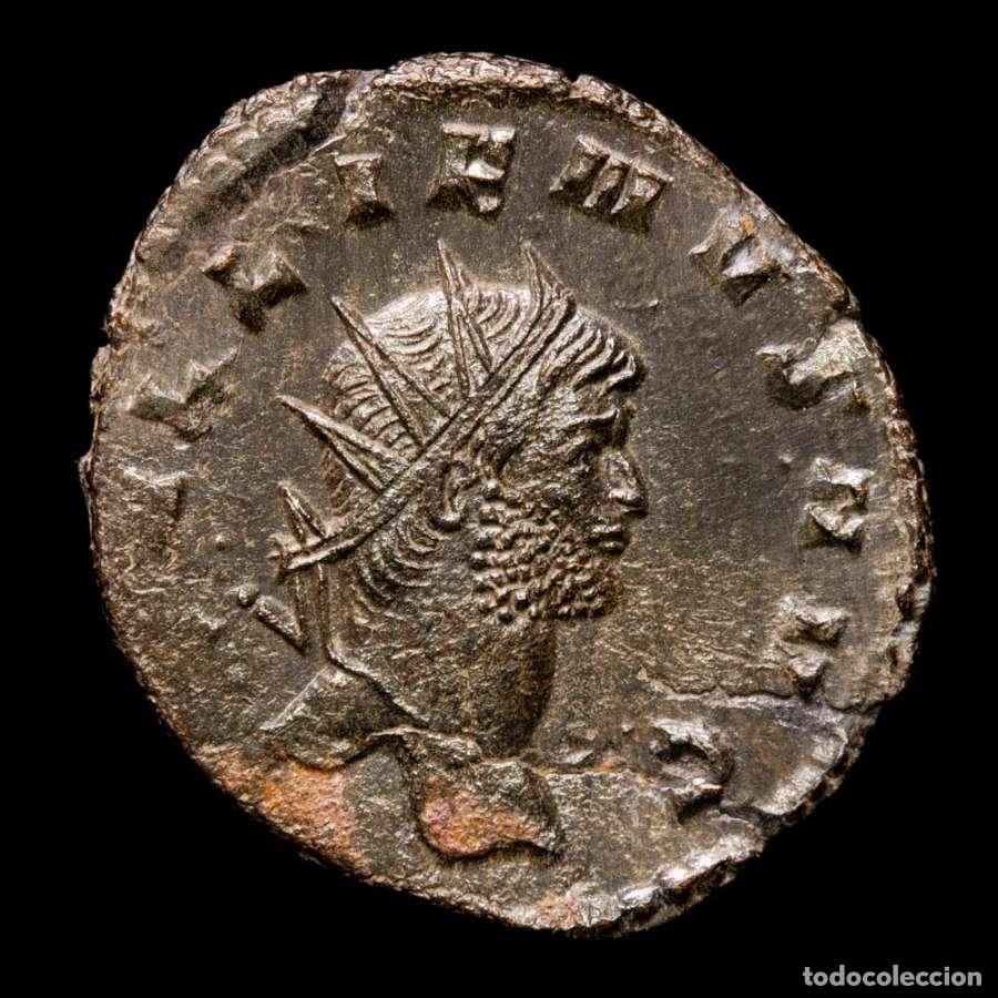 Monedas Imperio romano: Galieno. Antoniniano, Roma. DIANAE CONS AVG XII - ant&iacute;lope (285)