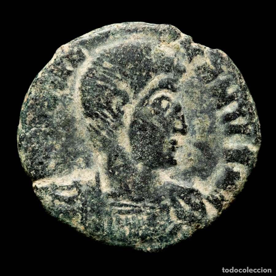 Monedas Imperio romano: Juliano II cesar - &AElig; maiorina. Jinete caido de su caballo (4546)