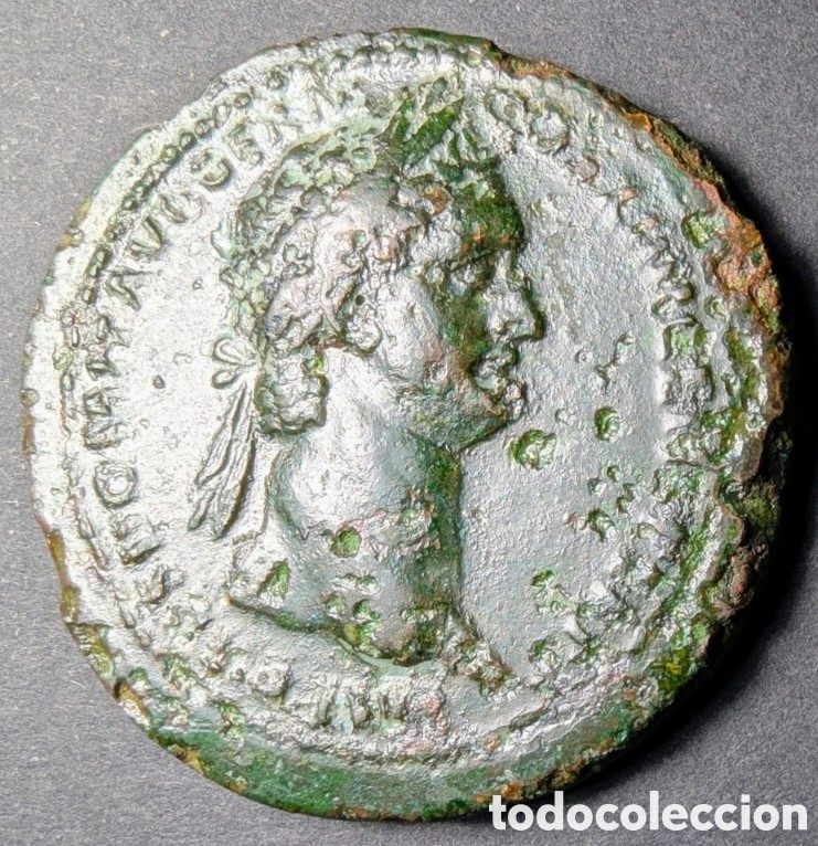 Monedas Imperio romano: Sestercio Domiciano 88-89 d.C. Roma