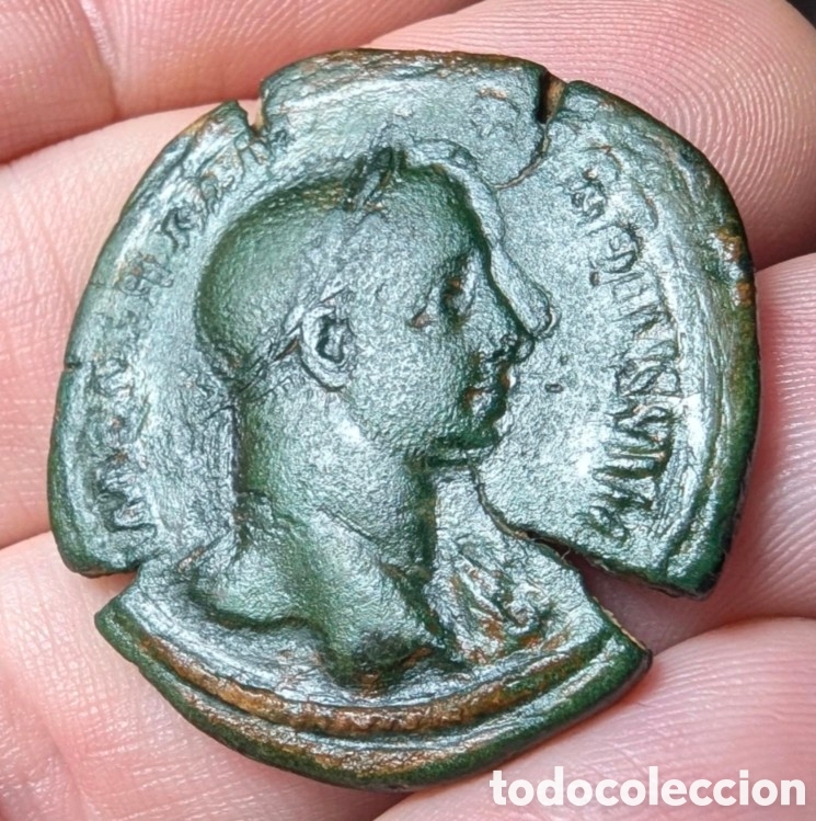 Monedas Imperio romano: Sestercio Alejandro Severo 230 d.C.