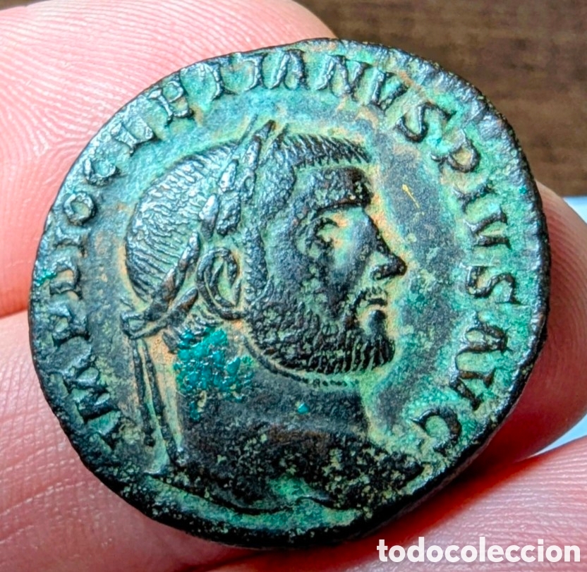 Monedas Imperio romano: Follis Diocleciano 284-305 d.C.