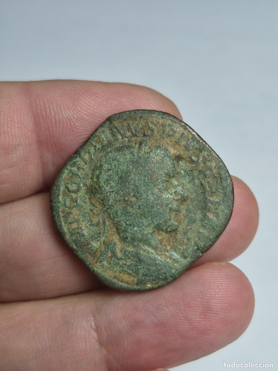 Monedas Imperio romano: NT/ SESTERCIO GORDIANO PIO 16,66 GRS (A1340)