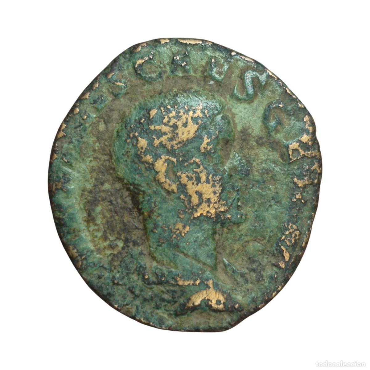 Monedas Imperio romano: NT/ SESTERCIO M&Aacute;XIMO REV. EMPERADOR ESTANTE (A1323)