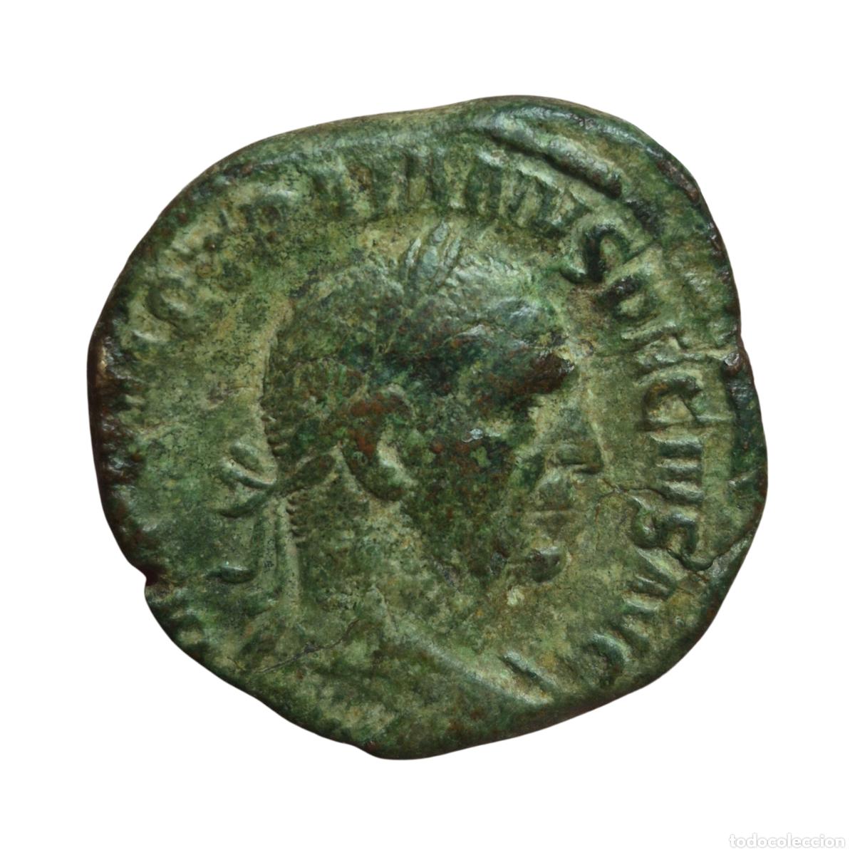 Monedas Imperio romano: NT/ SESTERCIO TRAJANO DECIO REV. VICTORIA (A1323)