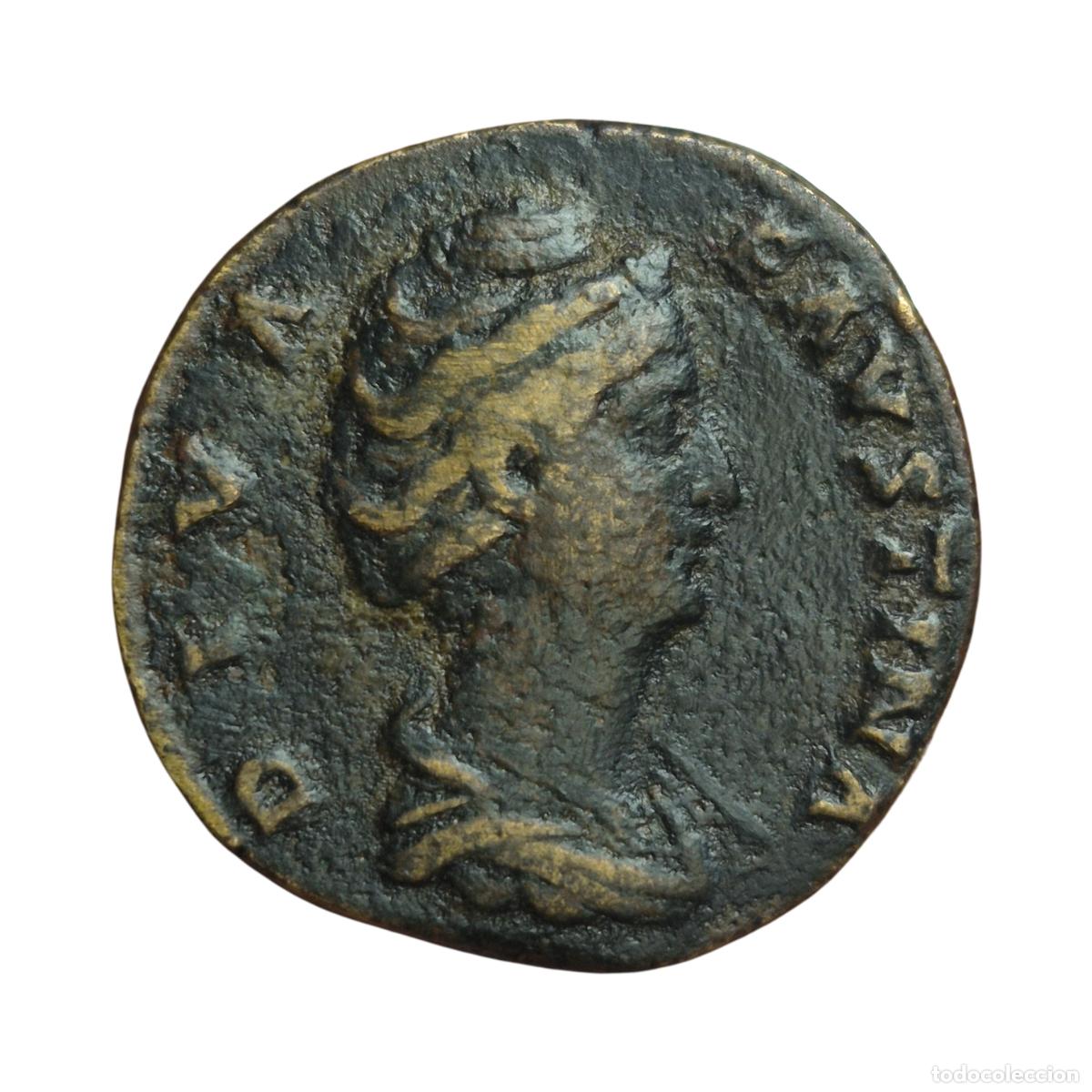 Monedas Imperio romano: NT/ SESTERCIO FAUSTINA I REV. AETERNITAS (A1317)