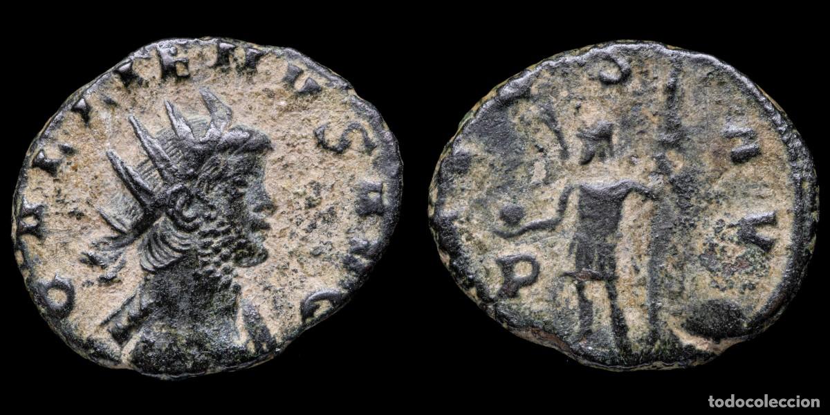 Monedas Imperio romano: Gallienus Antoninianus - VIRTVS AVG - 20 mm / 2.80 gr.