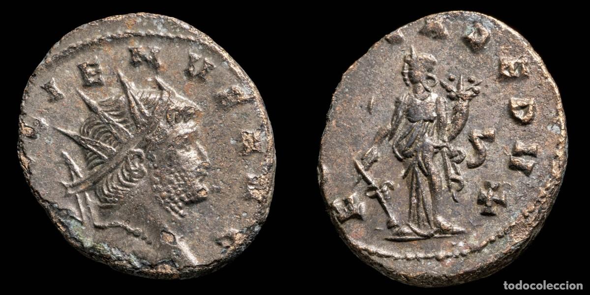 Monedas Imperio romano: Gallienus Antoninianus - FORTVNA REDVX - 20 mm / 3.31 gr.