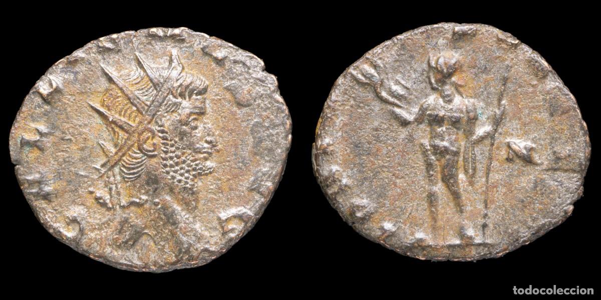 Monedas Imperio romano: Gallienus Antoninianus - IOVI CONSERVAT - 19 mm / 2,40 gr.