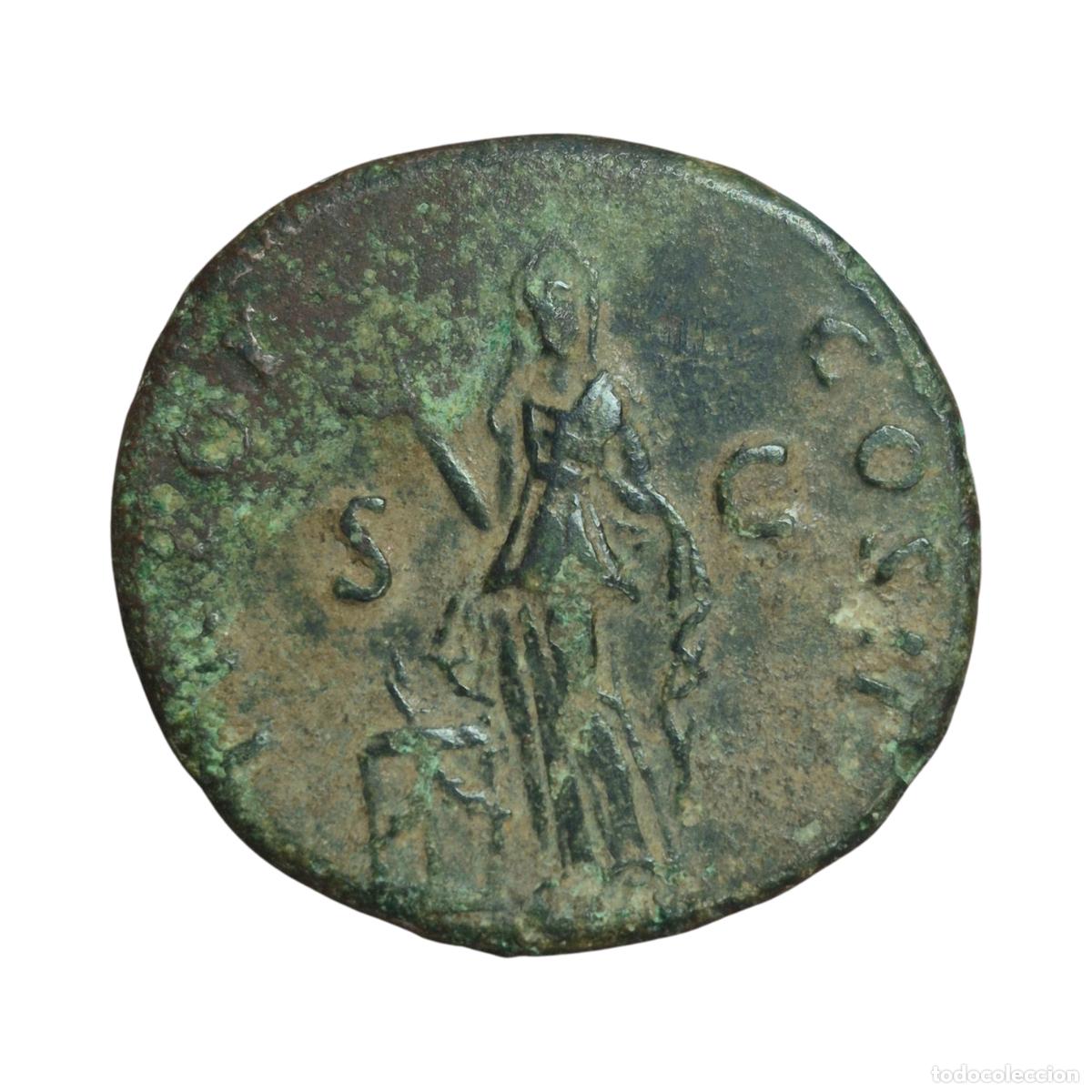 Monedas Imperio romano: NT/ AS TRAJANO REV. PIETAS (A1318) - Foto 2