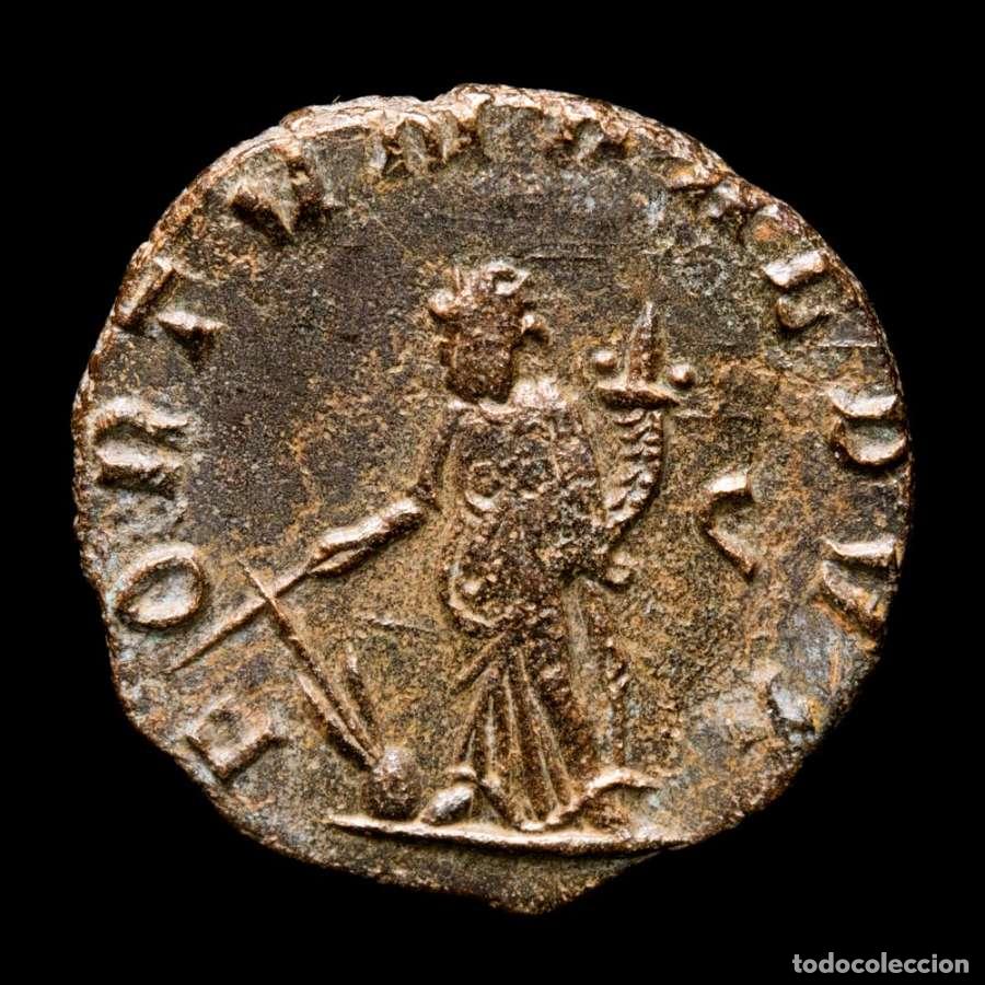 Monedas Imperio romano: Galieno. Antoniniano. Roma, 266 A.D. FORTVNA REDVX. S (318)