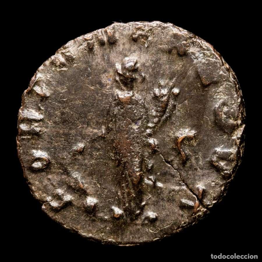 Monedas Imperio romano: Galieno. Antoniniano. Roma, 266 A.D. FORTVNA REDVX. S (321)