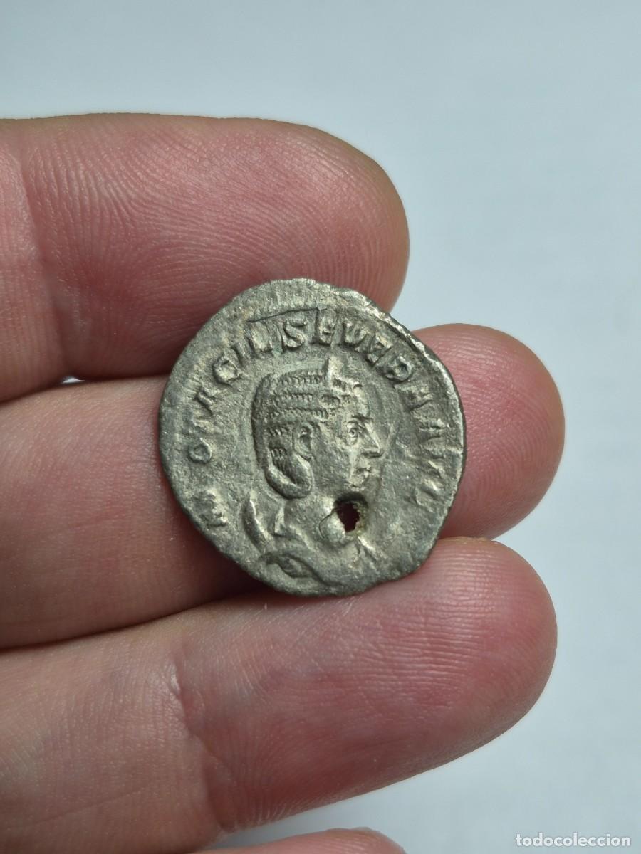 Monedas Imperio romano: NT/ ANTONINIANO DE OTACILA SEVERA AGUJERO DE EPOCA 2,31 GRS (A1353)