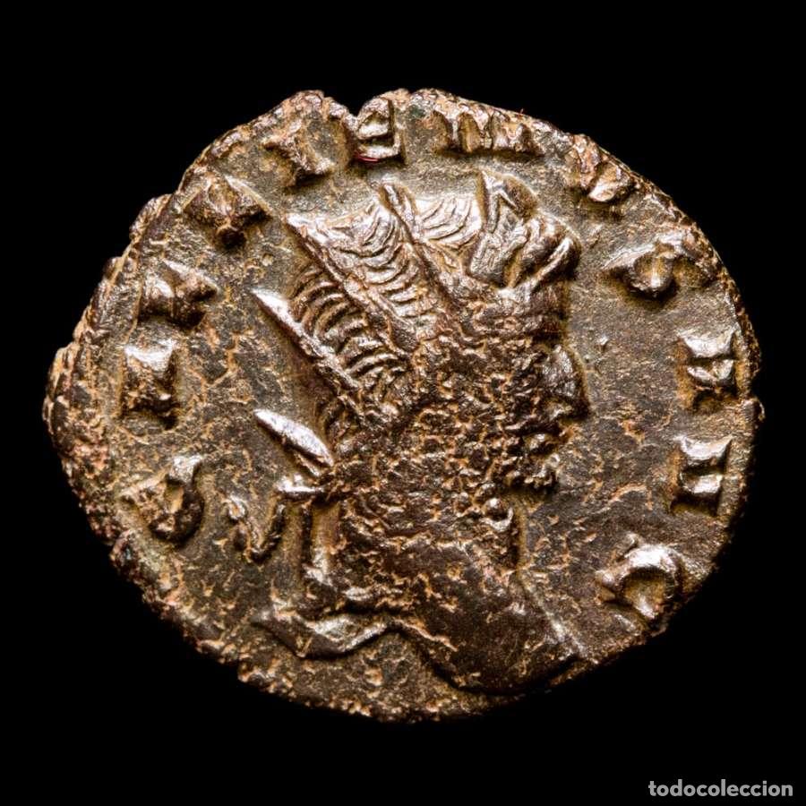 Monedas Imperio romano: Galieno. Antoniniano, Roma. Acu&ntilde;aci&oacute;n h&iacute;brida reverso de Salonina.91