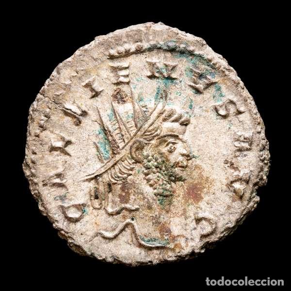 Monedas Imperio romano: Gallieno. Antoniniano plateado. Roma, 265/7. SECVRIT PERPET. H (139)