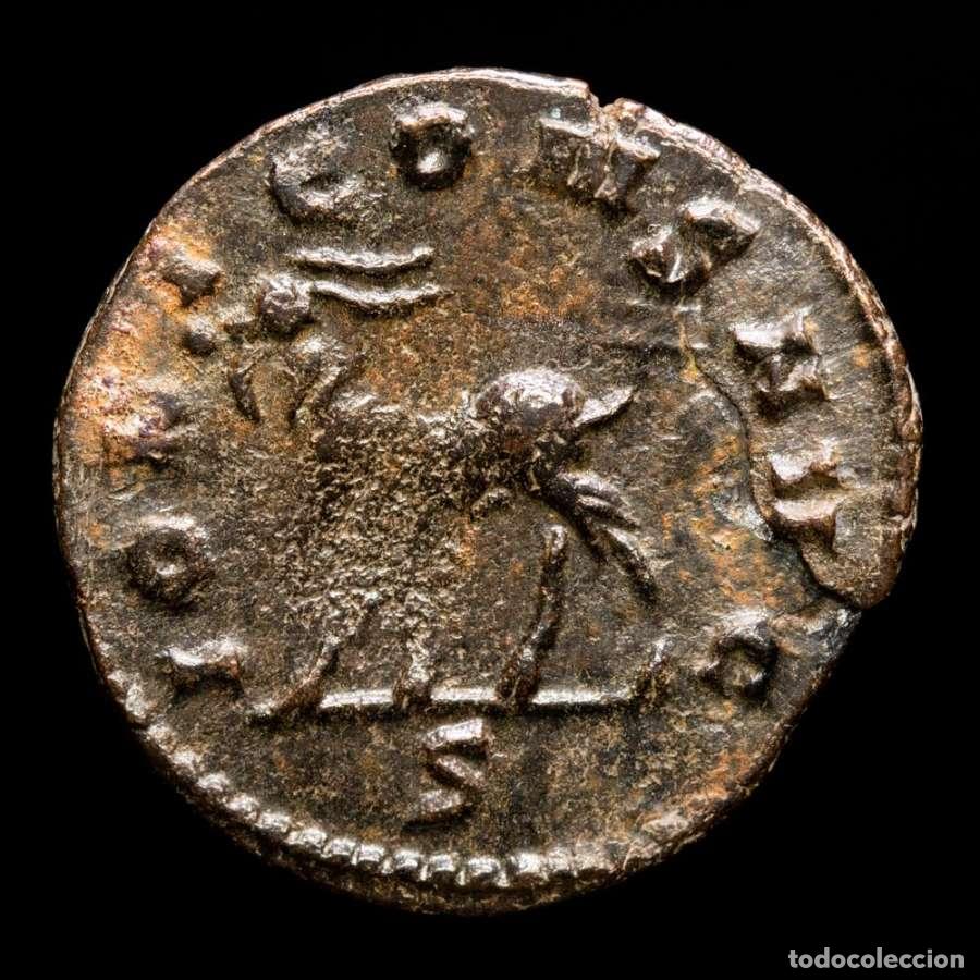 Monedas Imperio romano: Galieno 253-268 dC, antoniniano. Roma. IOVI CONS AVG S Cabra (331)