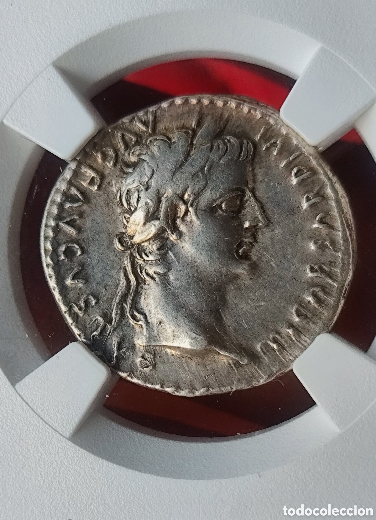 Monedas Imperio romano: Denario de Tiberio , Denarius Tiberius