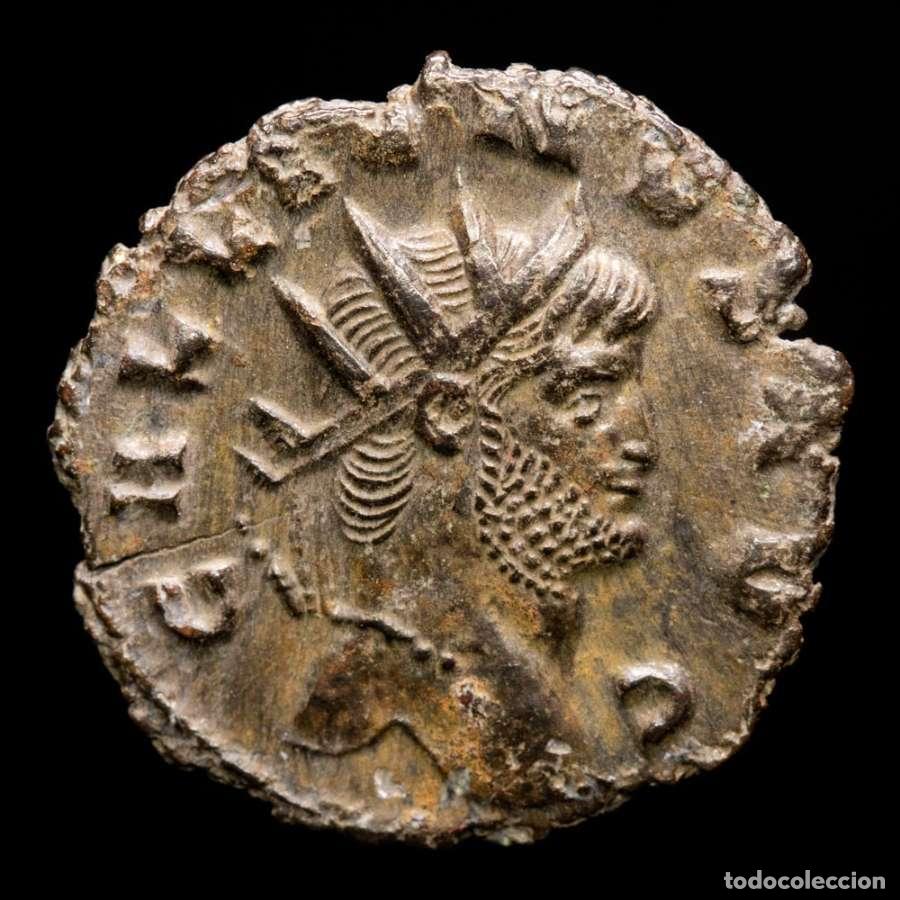 Monedas Imperio romano: Gallienus, antoninianus. Roma, 266 d.C. IOVI CONSERVAT. N. (340)