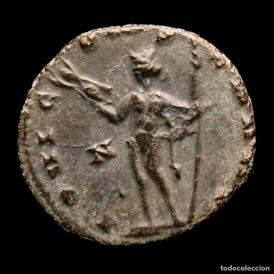 Monedas Imperio romano: Gallienus, antoninianus. Roma, 266 d.C. IOVI CONSERVAT. N. (342)