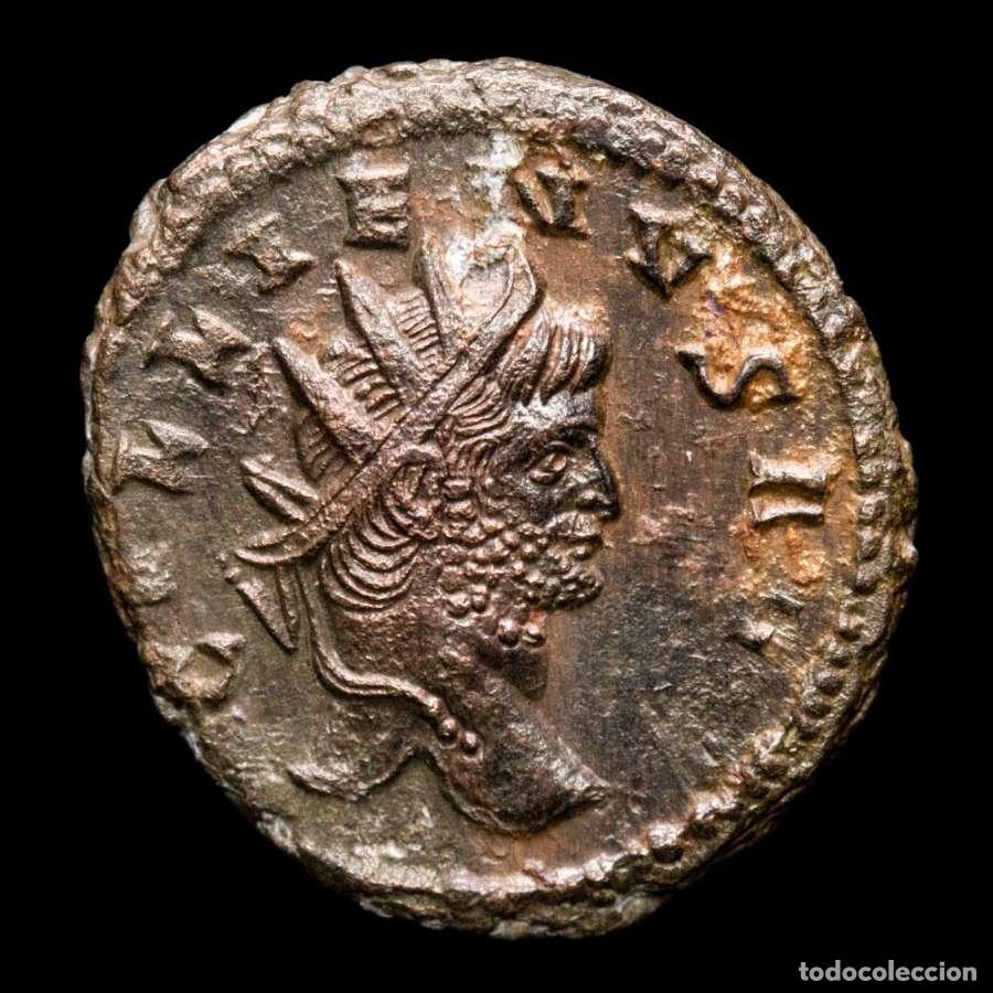 Monedas Imperio romano: Galieno (253-268 d.C.). Antoniniano AE. Roma. IOVI STATORI - S (348)