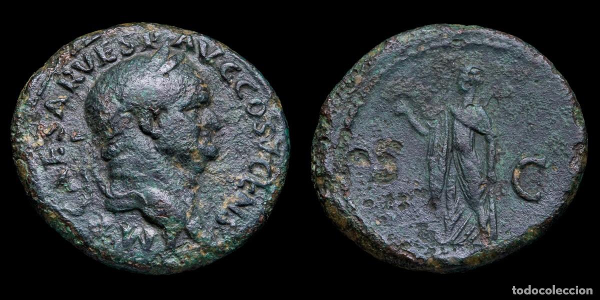 Monedas Imperio romano: Vespasian As - SC - 26 mm / 9,75 gr.