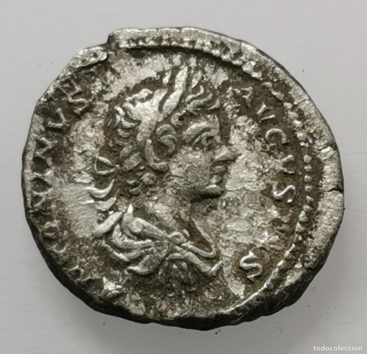 Monedas Imperio romano: CARACALLA - DENARIO - PONTIF TR P III (SOL) - (199-200 d.C.)