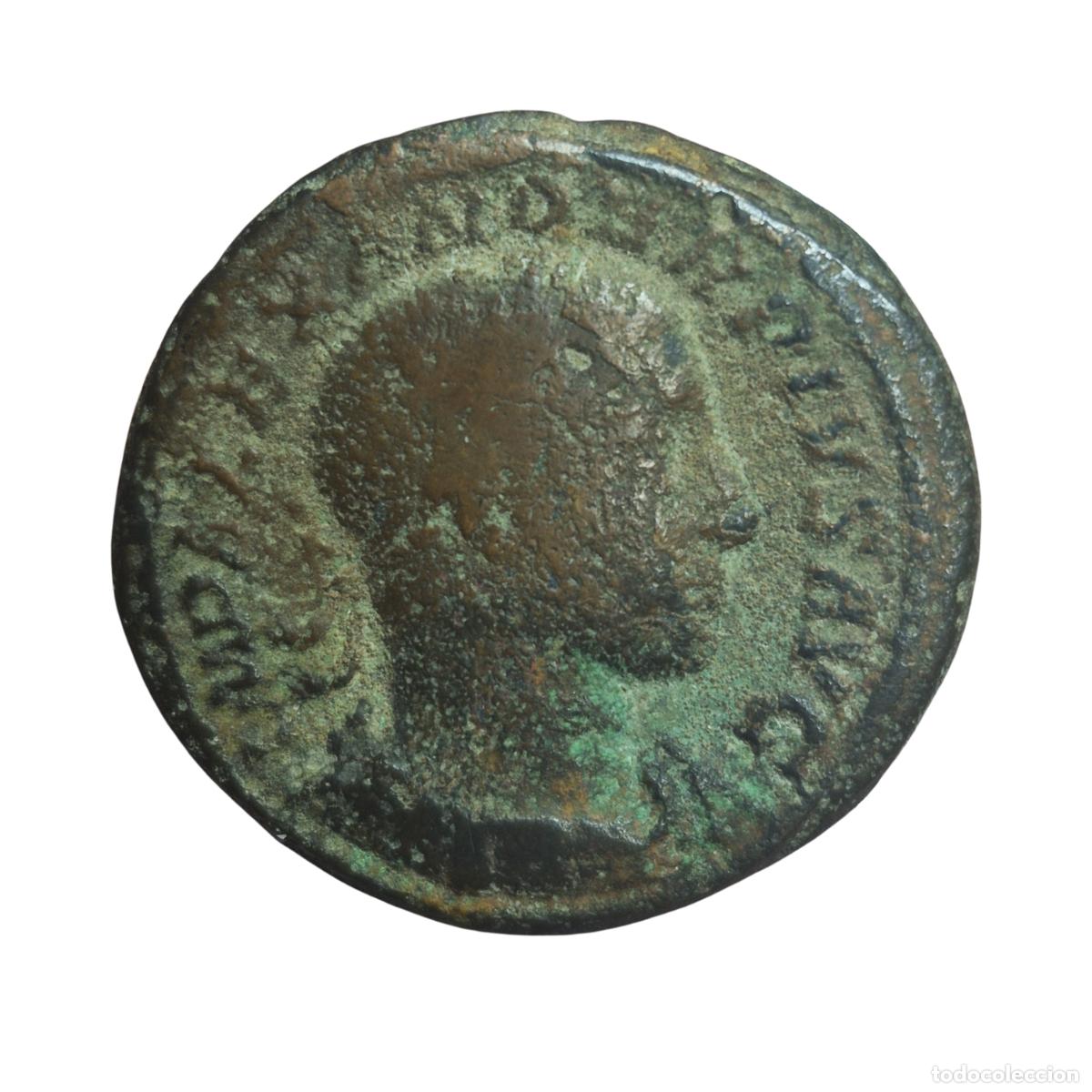 Monedas Imperio romano: NT/ AS ALEJANDRO SEVERO REV. SOL ESCASA (A1357)