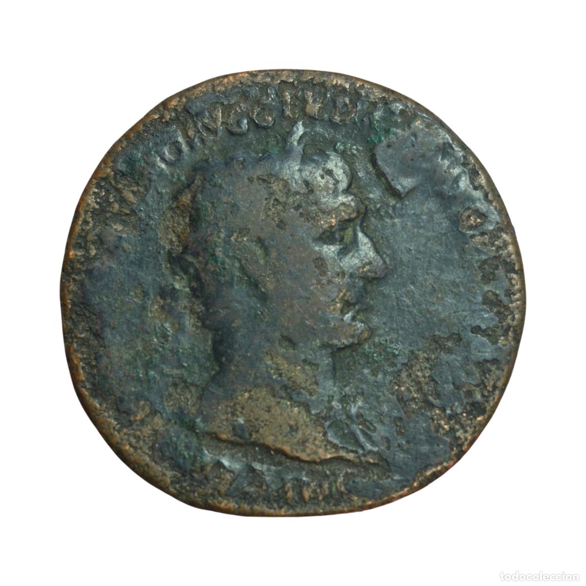 Monedas Imperio romano: NT/ AS TRAJANO REV. COLUMNA TRAJANA MUY RARA VARIANTE (A1319)