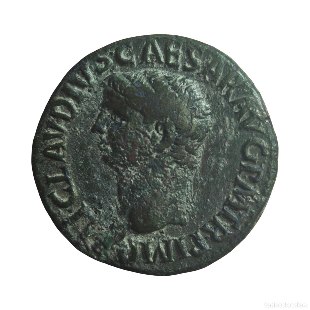 Monedas Imperio romano: NT/ AS CLAUDIO REV. LIBERTAS (A1359)