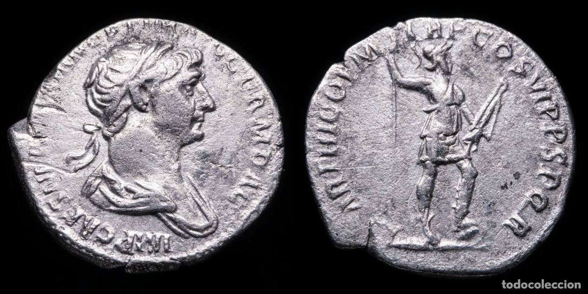 Monedas Imperio romano: Trajan Denarius - PM TRP COS VI P P SPQR - 18 mm / 2,52 gr.