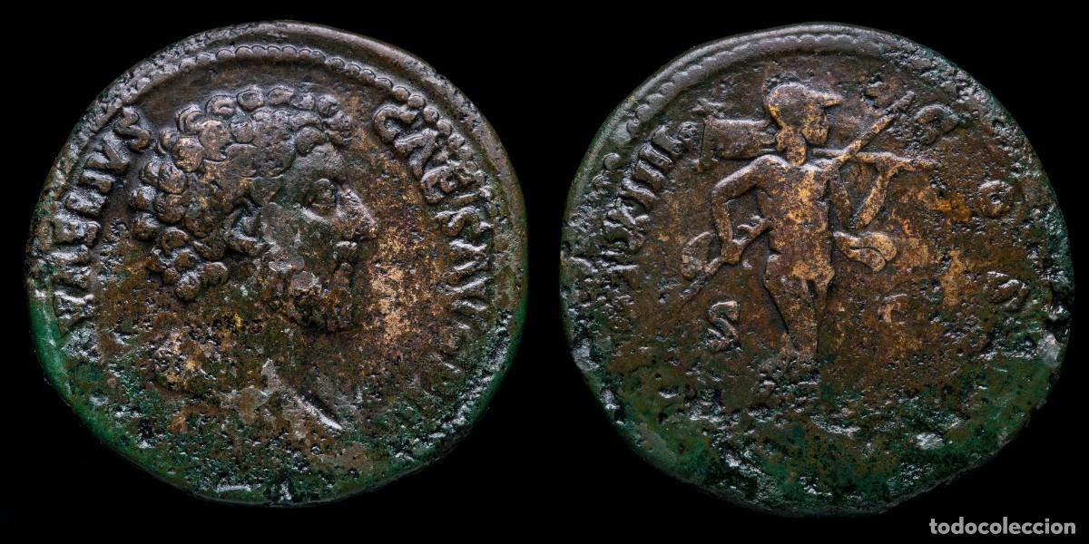 Monedas Imperio romano: Marcus Aurelius Sestertius - TR POT XIIII COS II / SC - 32 mm / 26,65 gr.