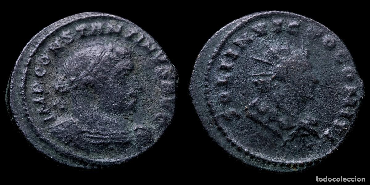 Monedas Imperio romano: Contantine I - SOLI INVICTO COMITI, Trier - 22 mm / 4,61 gr.