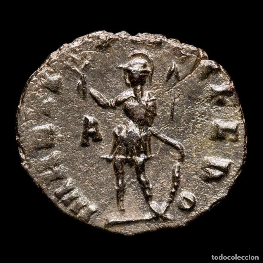 Monedas Imperio romano: Galieno, AE Antoniniano. Roma 265/267 AD, MARTI PACIFERO /A (369)