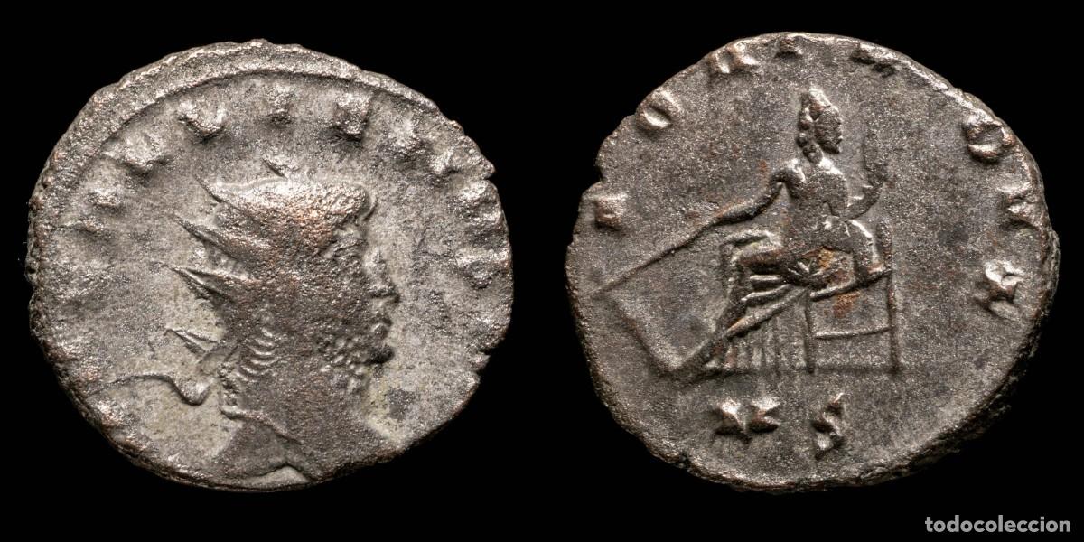 Monedas Imperio romano: Gallienus Antoninianus - FORTVNA REDVX - 21 mm / 3.30gr.