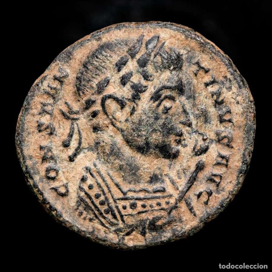 Monedas Imperio romano: Constantino I (307-337 dC) Follis. BEATA TRANQVILLITAS / PTR (4573)