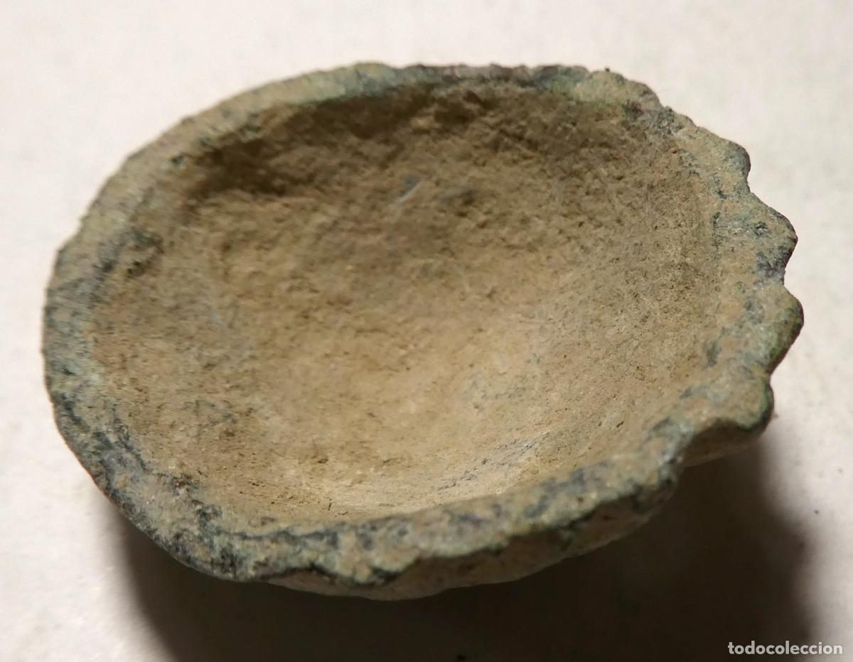 Monedas Imperio romano: Premoneda Aes Formatum en forma de concha, pesa 14 gr - Foto 2