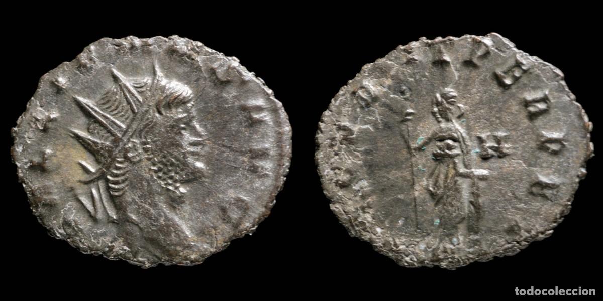 Monedas Imperio romano: Gallienus Antoninianus - SECVRIT PERPET - 22 mm / 2.29 gr.
