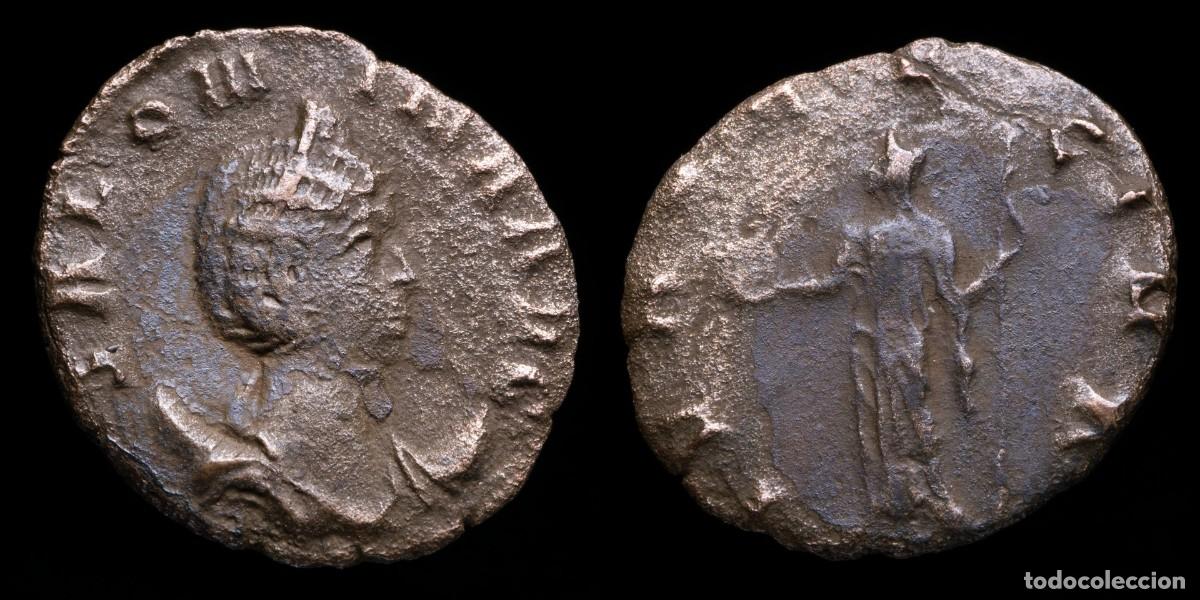 Monedas Imperio romano: Salonina Antoninianus - IVNO REGINA - 19 mm / 2,37 gr.
