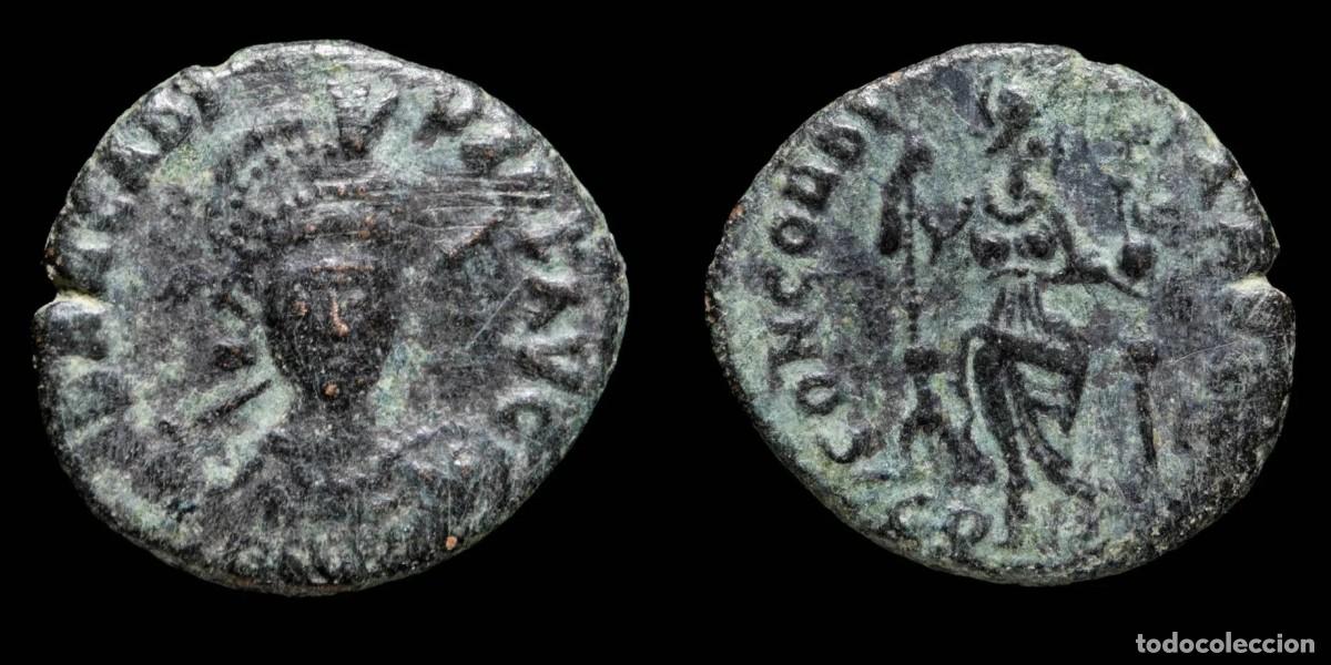 Monedas Imperio romano: Arcadius - CONCORDIA AVGG - 17 mm / 1.90 gr.