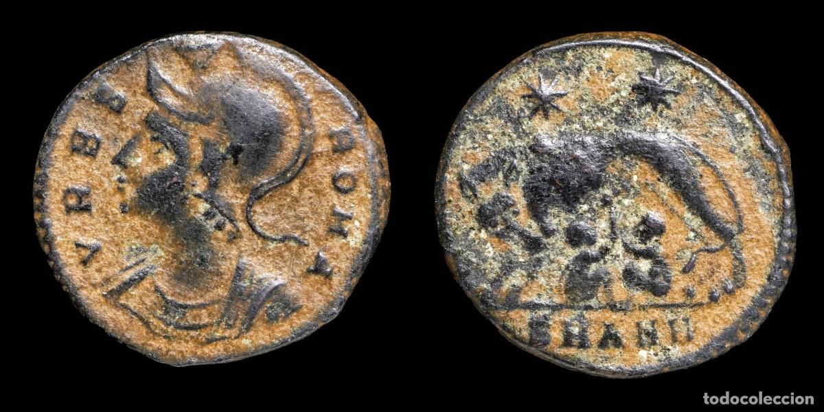 Monedas Imperio romano: Constantine I -Vrbs Rome, Antiochia - 17 mm / 2.27 gr.